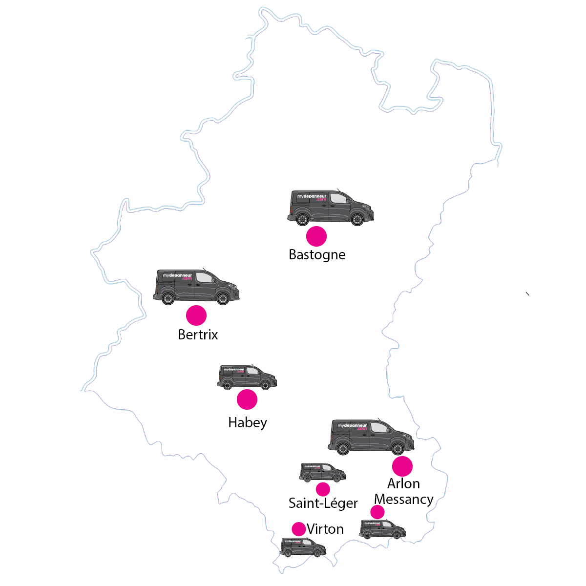 dépannage serrurie, plomberie, chauffage, vitrerie et volet pour les provinces de Luxembourg